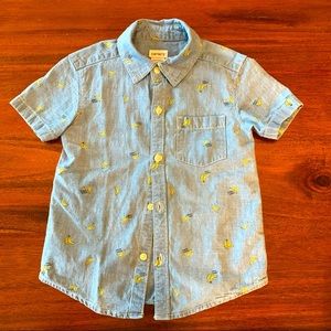 Button-up Boys T-shirt